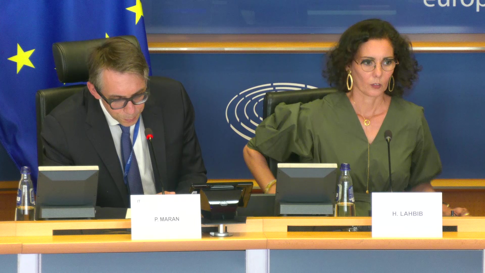 Exchange of views on EU response to summer wildfires in Europe: opening statements by Pierfrancesco MARAN (SD, IT) Chair of ENVI Committee, and Hadja LAHBIB, European Commissioner for Equality and Preparedness and Crisis Management